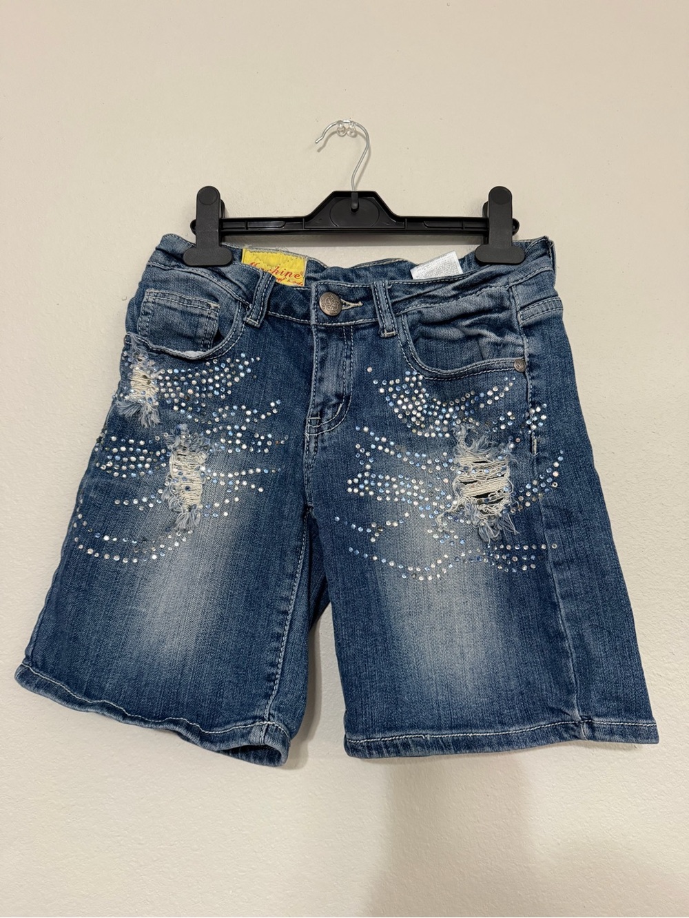Machine Dark Blue Rhinestone women’s size S/26